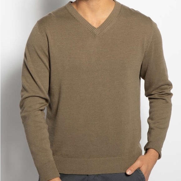 Duluth Men’s Medium 100% Merino Wool V-Neck Pullover Sweater. - Picture 1 of 10